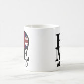 ZUHAUSE Wallsend England 11oz Kaffeetasse (Mittel)