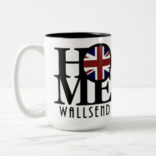 ZUHAUSE Wallsend England 15oz Zweifarbige Tasse