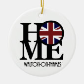 ZUHAUSE Walton-On-Thames Keramik Ornament (Vorne)