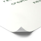 Zuhause-Wandplakat Poster (Ecke)