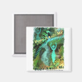 Zuhause wartet auf mich magnet (Vorderseite/Rückseite)