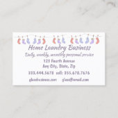Zuhause Wäscherei Business Personal Visitenkarte (Vorderseite)