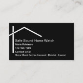 Zuhause Watch Services Business Cards Visitenkarte (Vorderseite)