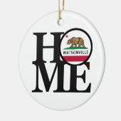 ZUHAUSE Watsonville CA Keramik Ornament (Links)