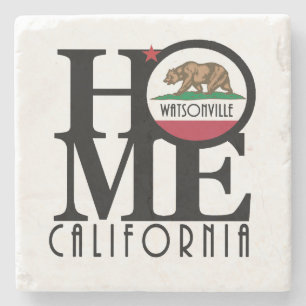 ZUHAUSE Watsonville California Steinuntersetzer