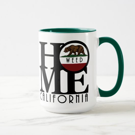 ZUHAUSE Weed California 15oz Tasse (Rechts)