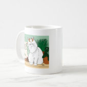 Zuhause weet Kitty Zuhause Kaffeetasse (Vorderseite Links)