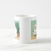 Zuhause weet Kitty Zuhause Kaffeetasse (Mittel)