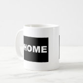 Zuhause weg von der Tasse des Staat oder Reiseumar (Vorderseite Links)