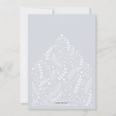 Zuhause Weihnachts-Party Einladung (Rückseite)