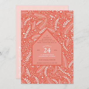 Zuhause Weihnachts-Party Einladung