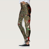 Zuhause Weihnachtsbaum mit Ornamenten Leggings (Links)