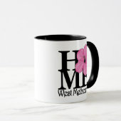 ZUHAUSE West Melbourne Pink 11oz Tasse (VorderseiteRechts)