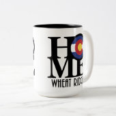ZUHAUSE Wheat Ridge Colorado 15oz Zweifarbige Tasse (VorderseiteRechts)