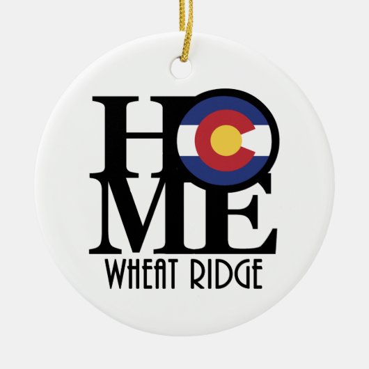 ZUHAUSE Wheat Ridge Keramik Ornament (Vorne)