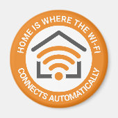Zuhause Wi-Fi Magnet (Vorne)