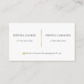 Zuhause wiederhergestellt visitenkarte (Rückseite)