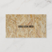 👷 ♂️ Zuhause-Wiederherstellung Visitenkarte (Rückseite)