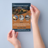 Zuhause-Wiederherstellungsdienste Flyer (Handgriff)