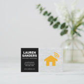 Zuhause Wifi | Internetdienste Visitenkarte (Stehend Vorderseite)