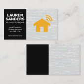 Zuhause Wifi | Internetdienste Visitenkarte (Vorne/Hinten)