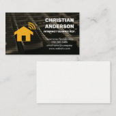 Zuhause Wifi | Technischer Dienst Visitenkarte (Vorne/Hinten)