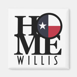 ZUHAUSE Willis Texas Magnet