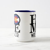 ZUHAUSE Windsor Colorado 15oz Zweifarbige Tasse (Mittel)