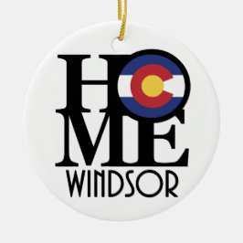 ZUHAUSE Windsor Colorado Keramik Ornament