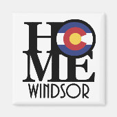 ZUHAUSE Windsor Colorado Magnet (Vorne)