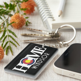 ZUHAUSE Windsor Colorado Schlüsselanhänger