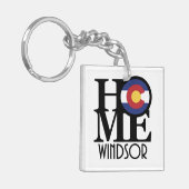 ZUHAUSE Windsor Colorado Schlüsselanhänger (Vorderseite links)