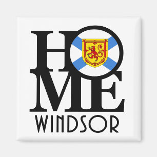 ZUHAUSE Windsor Nova Scotia Magnet