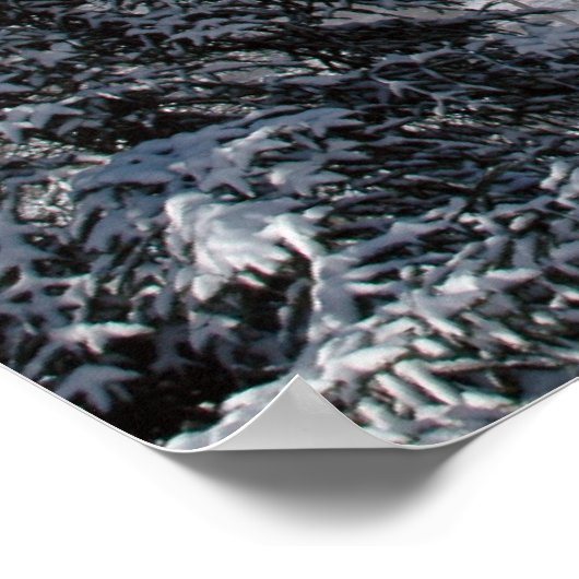 Zuhause- Winter. Print 04072 Poster (Ecke)