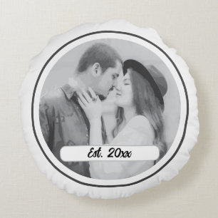 Zuhause wird dort sein, wo Sie Foto Kissen