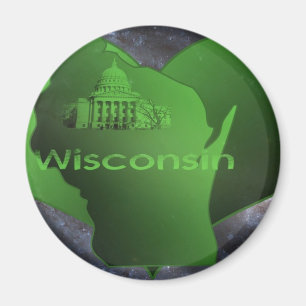 Zuhause Wisconsin Magnet