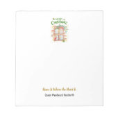 Zuhause Wo das Herz ist Realtor Weihnachten Stilvo Notizblock (Vorderseite)