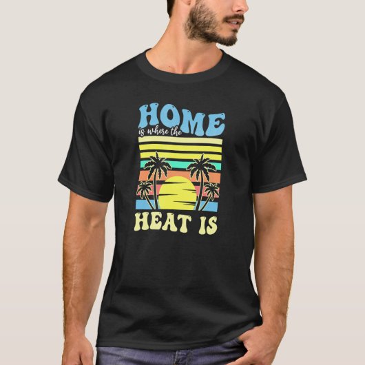 Zuhause, wo die Wärme in Florida ist T-Shirt (Vorderseite)