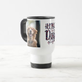 Zuhause, wo Hund FotoCollage ist Reisebecher (Vorderseite Links)