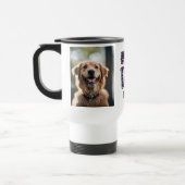 Zuhause, wo Hund FotoCollage ist Reisebecher (Links)