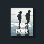 Zuhause, wo Ihre Story mit der Leinwand des Fotos<br><div class="desc">Ein schöner Weg,  um Ihr Lieblings-Foto zu zeigen - mit den Worten "Zuhause ist,  wo Ihre Geschichte beginnt" am unteren Ende. Foto umschließt die Kanten der Leinwand für einen zeitgenössischen Look.</div>