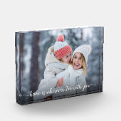 Zuhause, wo immer ich bei Ihnen bin, zitieren Sie Fotoblock (Links)