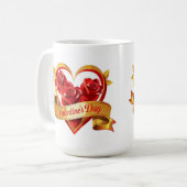 Zuhause & Wohnküche & Essecke Trinkbehälter Liebe  Kaffeetasse (Vorderseite Links)