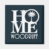 ZUHAUSE Woodruff SC Magnet (Vorne)