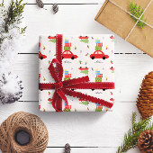 Zuhause Wrapping Paper für Weihnachtsfahrten Geschenkpapier Set