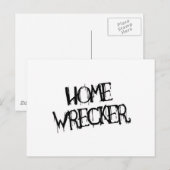 ZUHAUSE WRECKER POSTKARTE (Vorne/Hinten)