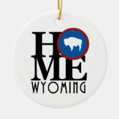 ZUHAUSE Wyoming Keramik Ornament (Vorne)