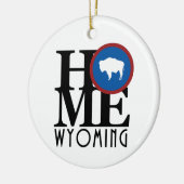 ZUHAUSE Wyoming Keramik Ornament (Links)
