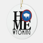 ZUHAUSE Wyoming Keramik Ornament (Links)