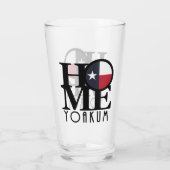 Zuhause Yoakum Texas Glas (Rückseite)